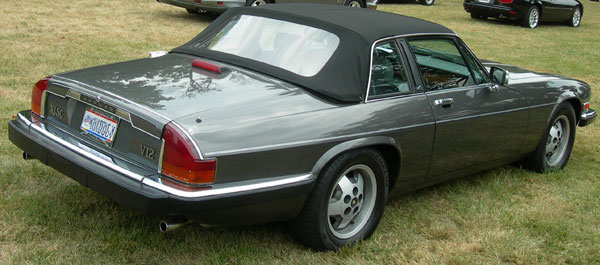 XJS HE Cabriolet 1986 to 1988 US lighting